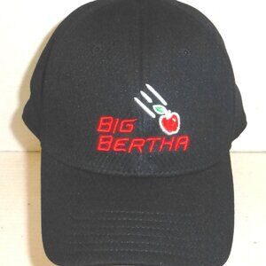 Callaway Big Bertha Falling Apple Hook & Loop Adjustable Hat Black PLEASE READ